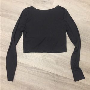 Black Crop Top